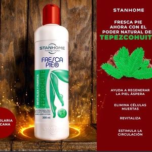 Stanhome fresca pie Mimosa tenuiflora (tepezcohuite) tired feet lotion 300ml.